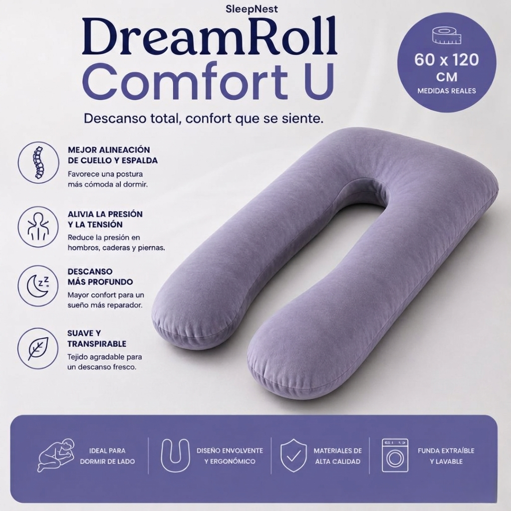 Almohada DreamRoll SleepNest™