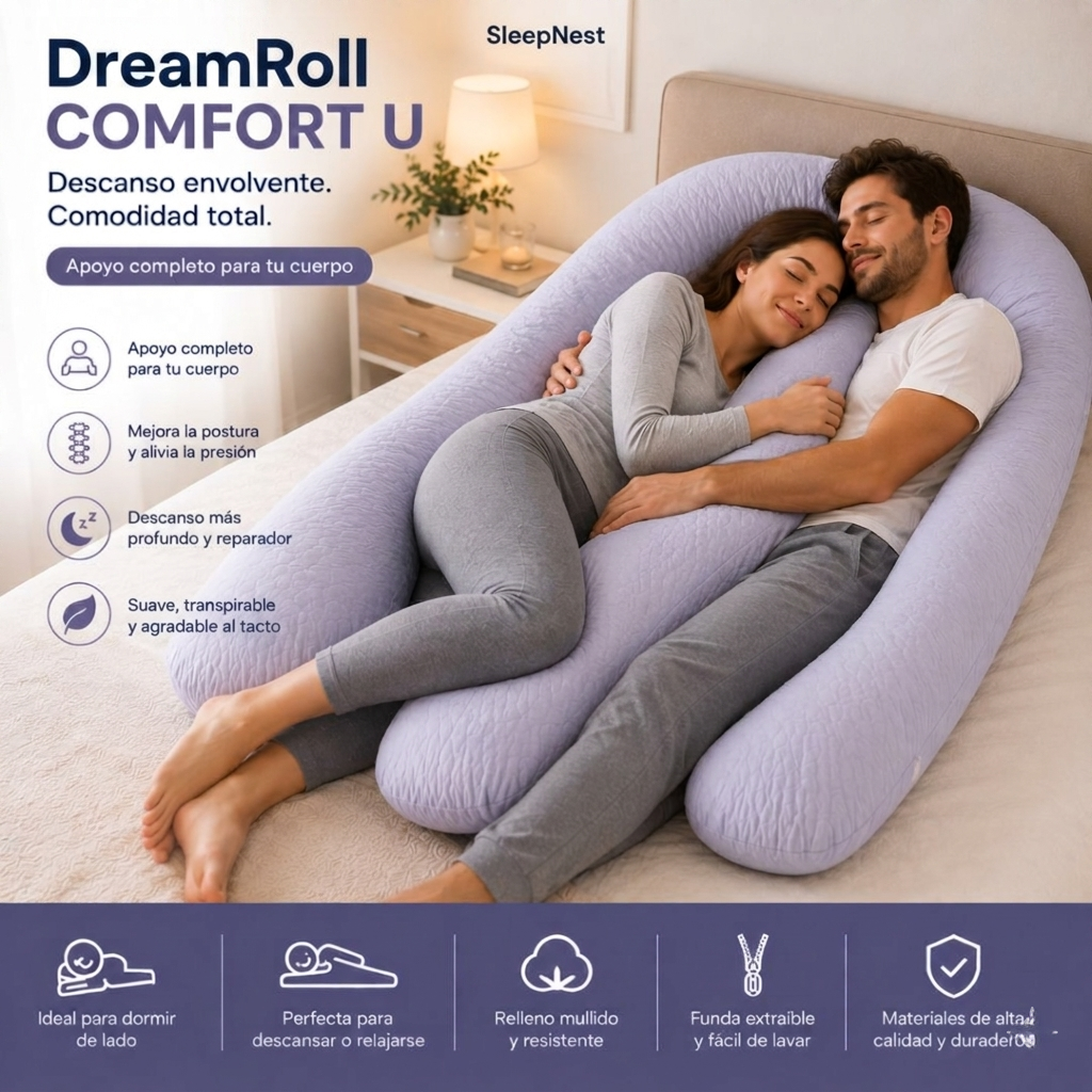 Almohada DreamRoll SleepNest™