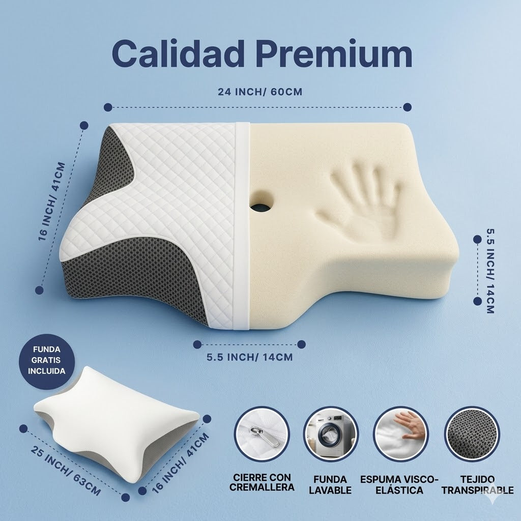 Almohada NeckPro Ergonómica SleepNest™