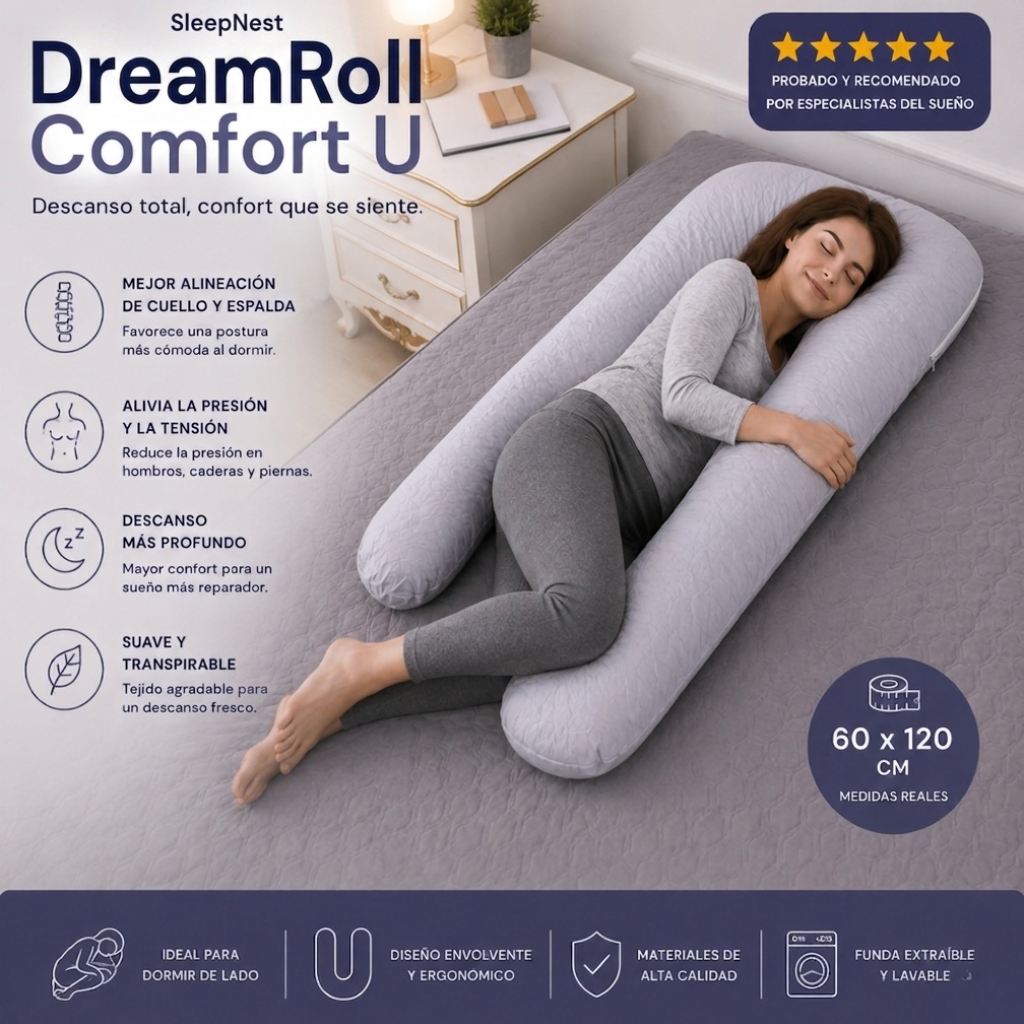 Almohada DreamRoll SleepNest™
