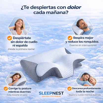 Almohada NeckPro Ergonómica SleepNest™